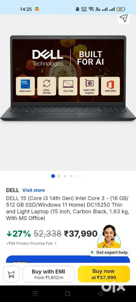 Dell Core i3 laptop