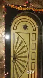 Heavy main door, good quality