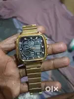 Fossil watch gold
