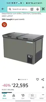 Deep freezer voltas 3 star