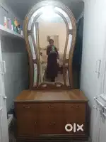 Dressing table and bed back