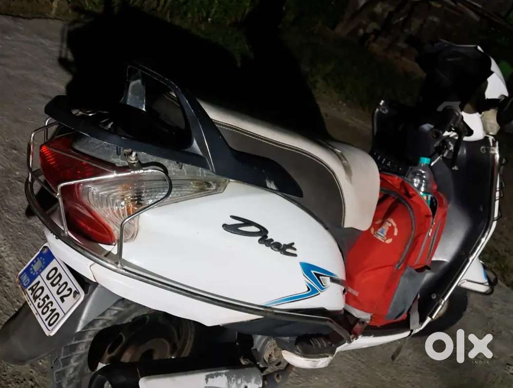 Hero Duet 2017 model, New tyres & lock set, out side fuel tank