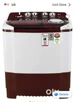 LG washing machine 8kg 12000 semi automatic 5 years guarantee
