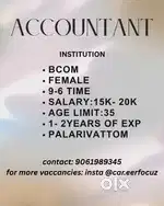 ACCOUNTANT WANTED IN ERNAKULAM