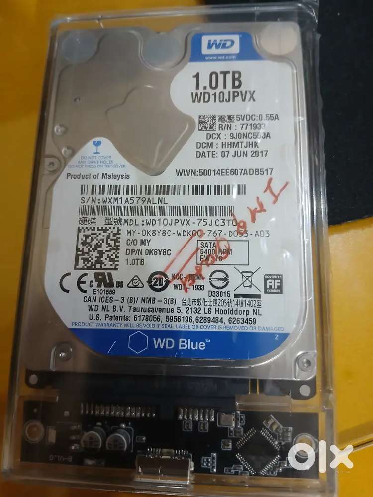 WD high speed Data Transfer Portable external 1GB hardisk for sale