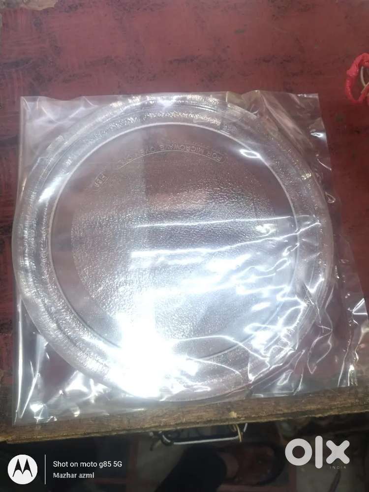 Microwave glass plate