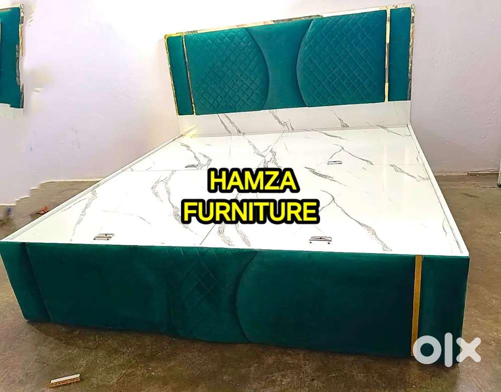 HAMZA FURNITURE NEW designer elegant particle Board Bed 6by6