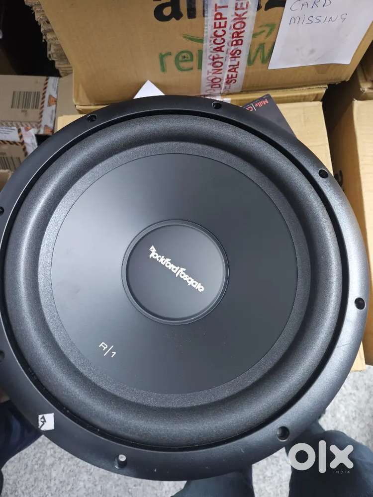 Rockford R1 12 Inch Car Subwoofer  Amazon Open Box Material