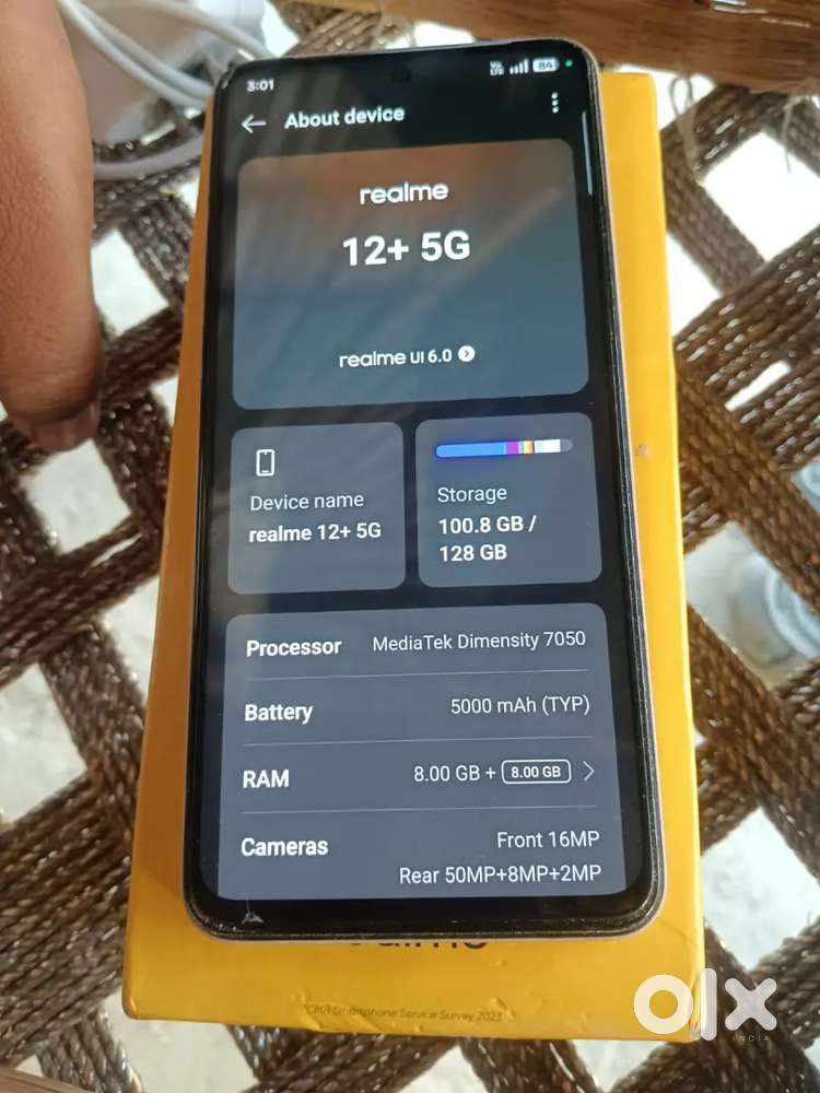 Realme 12 +8GB RAM 128 GB international