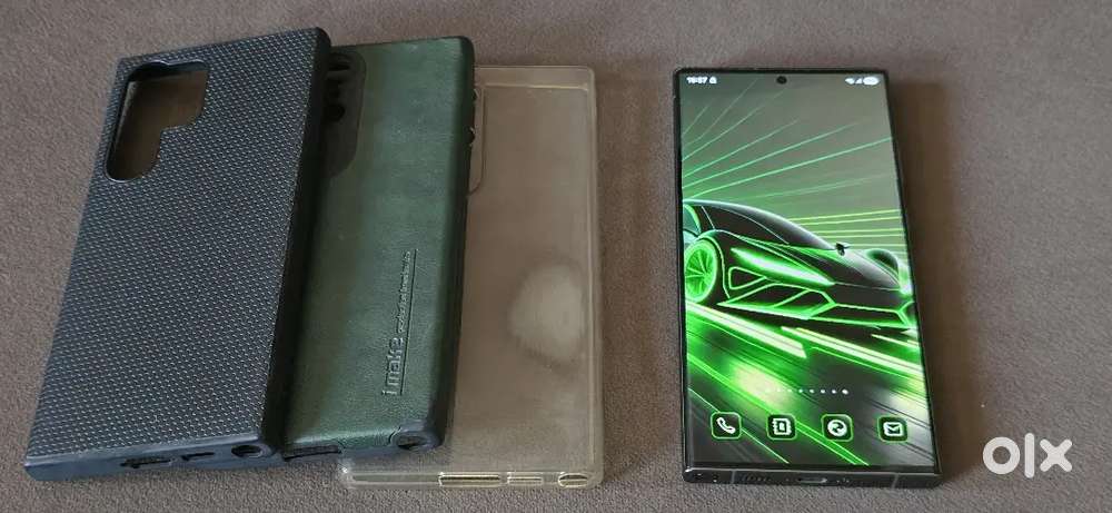 Samsung S23 Ultra Green Colour, 12 GB RAM, 256 GB, good condition