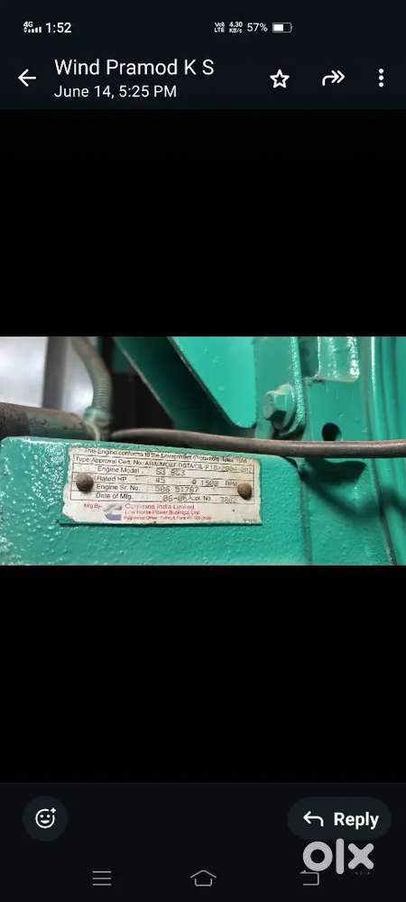 Genaretor 40kva 3phase