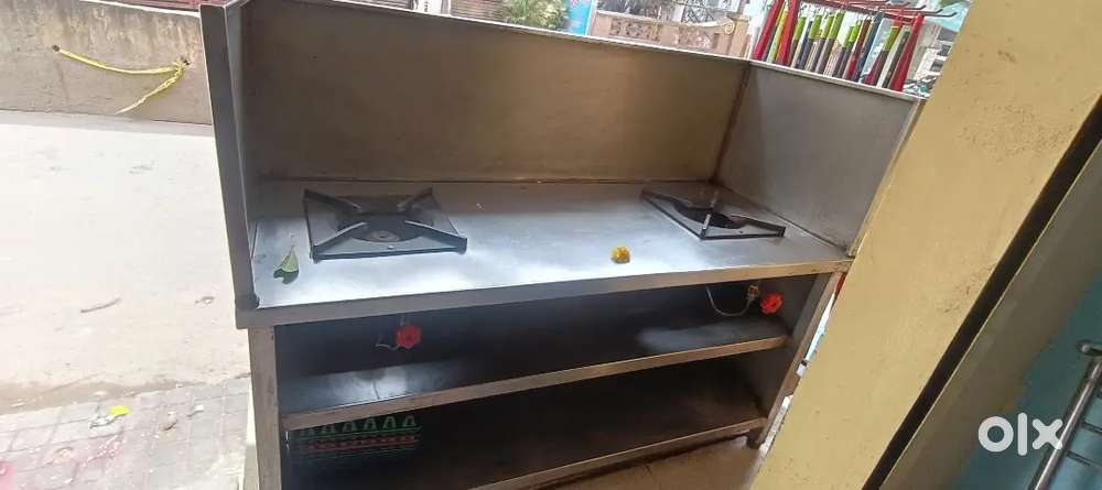 2 burner style ness Steel heavy stove