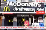 Row Space for Mc Donald and flagship restaurants in Navi Mumbai