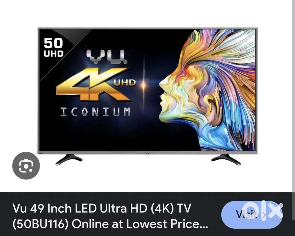 VU 50 inch TV model no. 50BU116