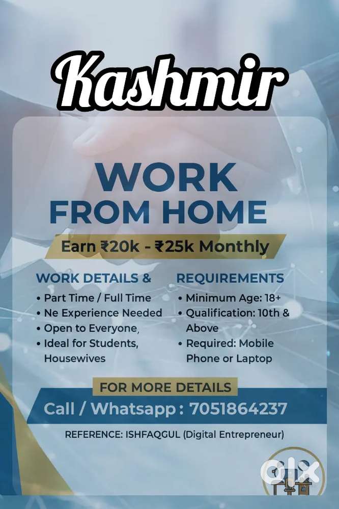Work from home opportunity