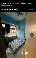 1bhk flat, female flatmate required