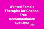 Required Female massage Therapist