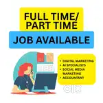 Hiring Full Time / Part Time Staff - Digital marketing, Acccountant