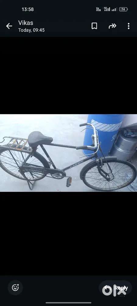 Cycle 1year old lene bale hi massage kare  urgent sell