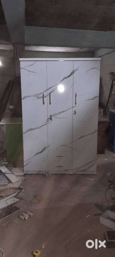 4x6 ft. Wardrobe with three doors  Free Home Delivery