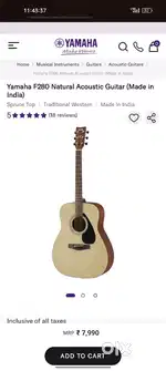 Guitar Yamaha f280