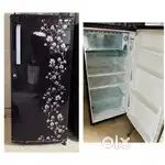 Gently used washing machine and fridge with warranty in good condition