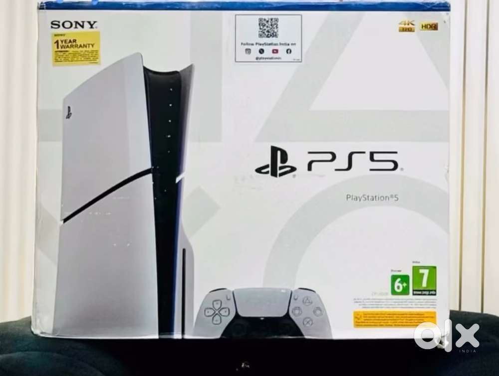 PLAYSTATION 5 SLIM EDITION DISK SEALLED WITH ONE YEAR WARRANTY AND BIL