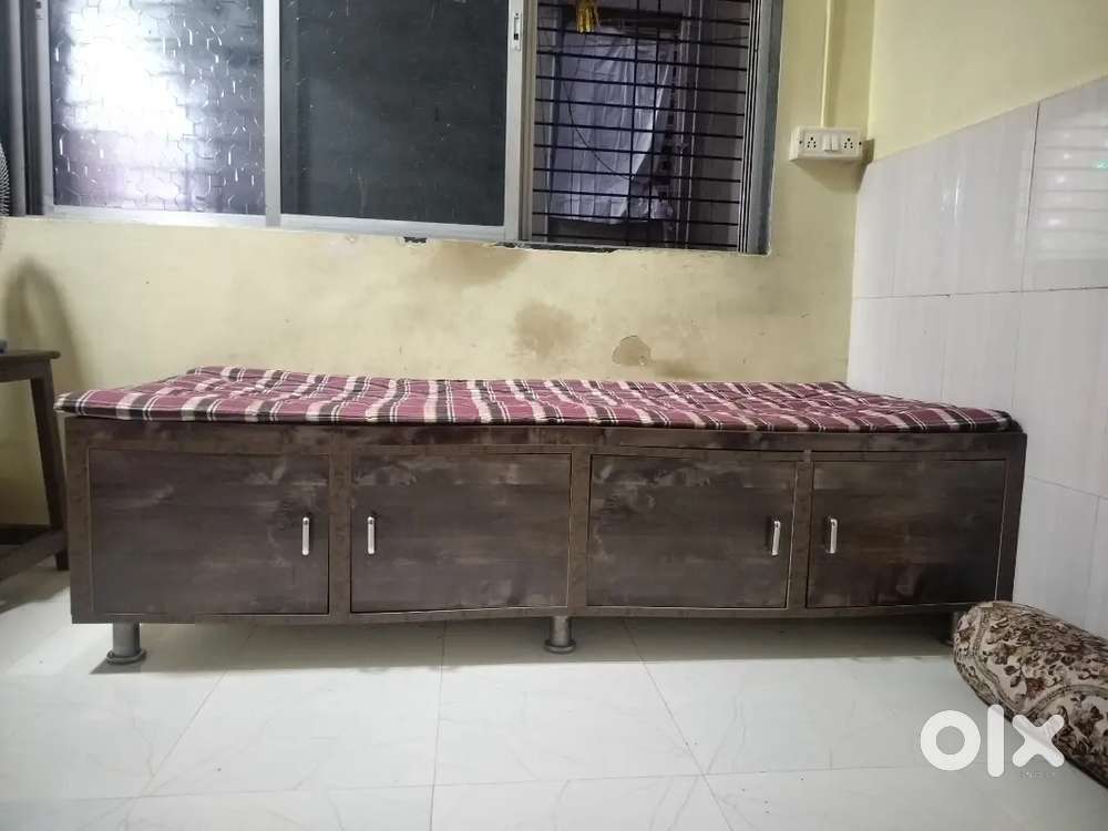 Single bed with storage