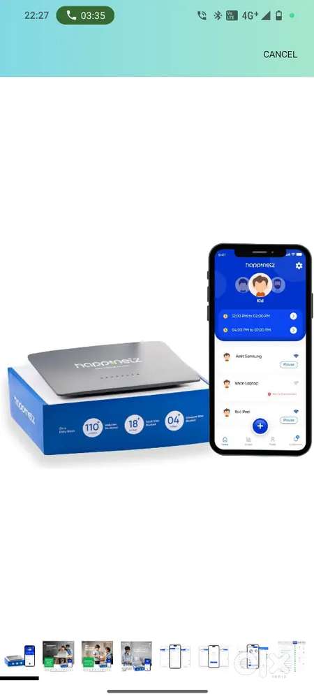 Happinetz parental control device