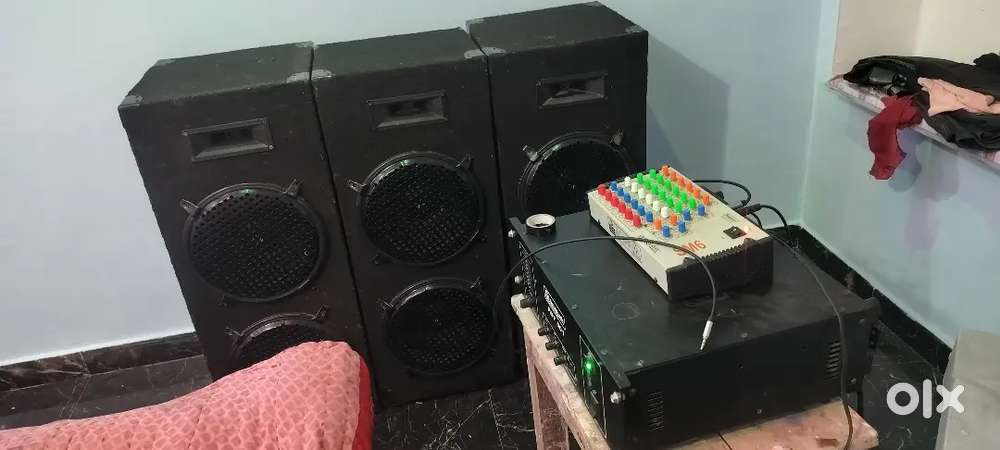 JBL 12 inch 450w top  3 top 1500w stranger amplifier