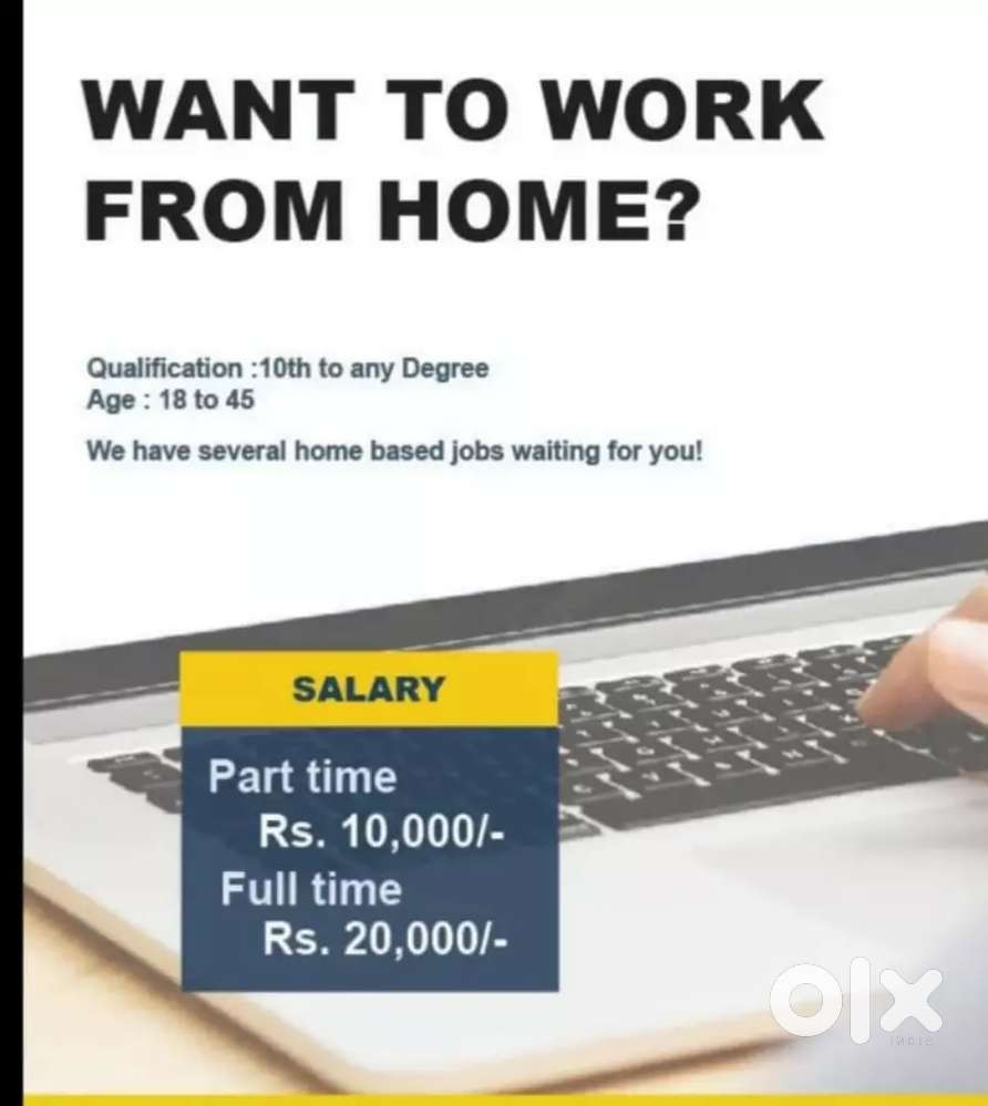 18,above can do,work,from home part time full time available work time