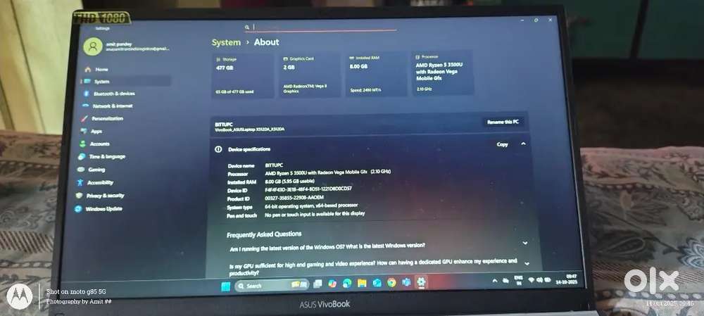 Asus vivobook 15