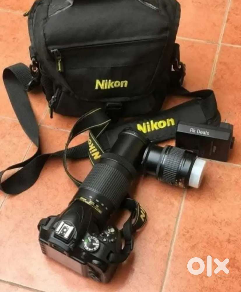 Nikon camera D 5600 2 lens all accessories