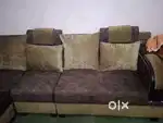 Fabric sofa set 6 seater