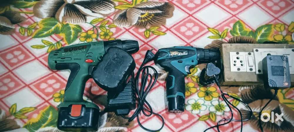 Bosch Hammer drill machine and Globus GB 12V Cordless Drill machine