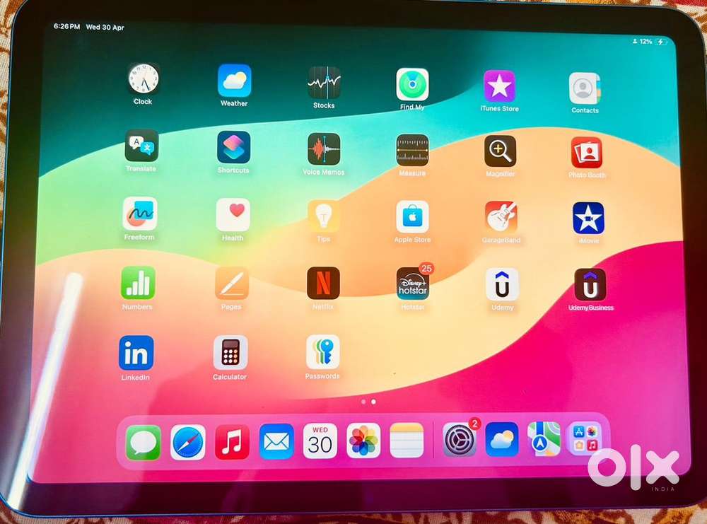 Excellent condition unused ipad 256 GB