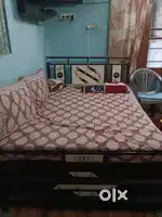 Iron bed foldable