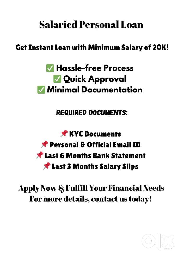 SALARIED PERSONAL LOAN
