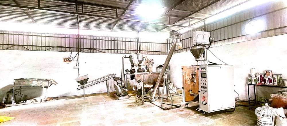 50 - 500 gm size Automatic grinding & packing plant.