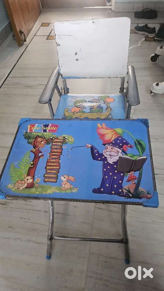Chair with table