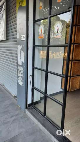 Front MS partition with door shop furniture door - 7.55 sqm - 30,000/-