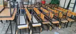1 table and bench set. 20 sets available