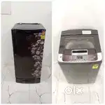 LG turbo drum and godrej single door refrigerator with warranty