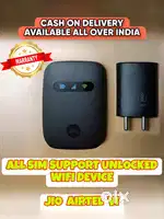 ALL SIM SUPPORTED WIFI HOSPOT DONGLE ROUTER DEVICE - JIO, AIRTEL, VI