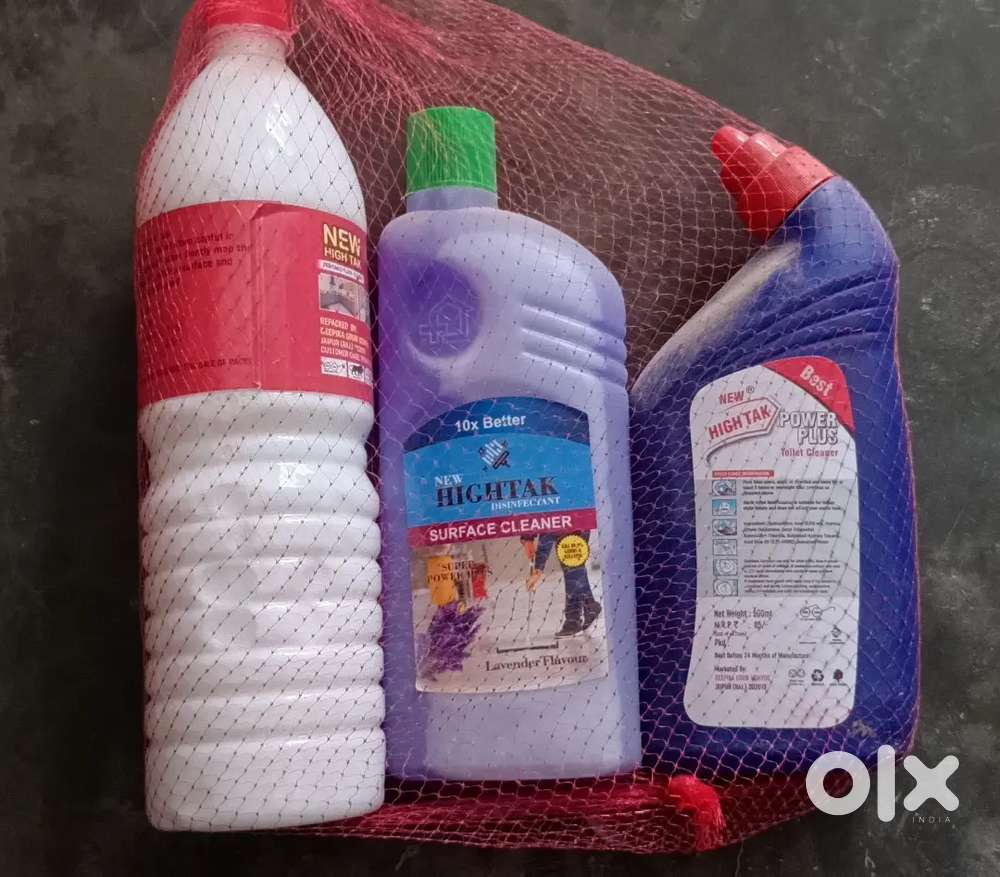 3-in-1 कॉम्बो - टॉयलेट, फ्लोर, सर्फेस क्लीनर - 10 पीस का होलसेल पैक
