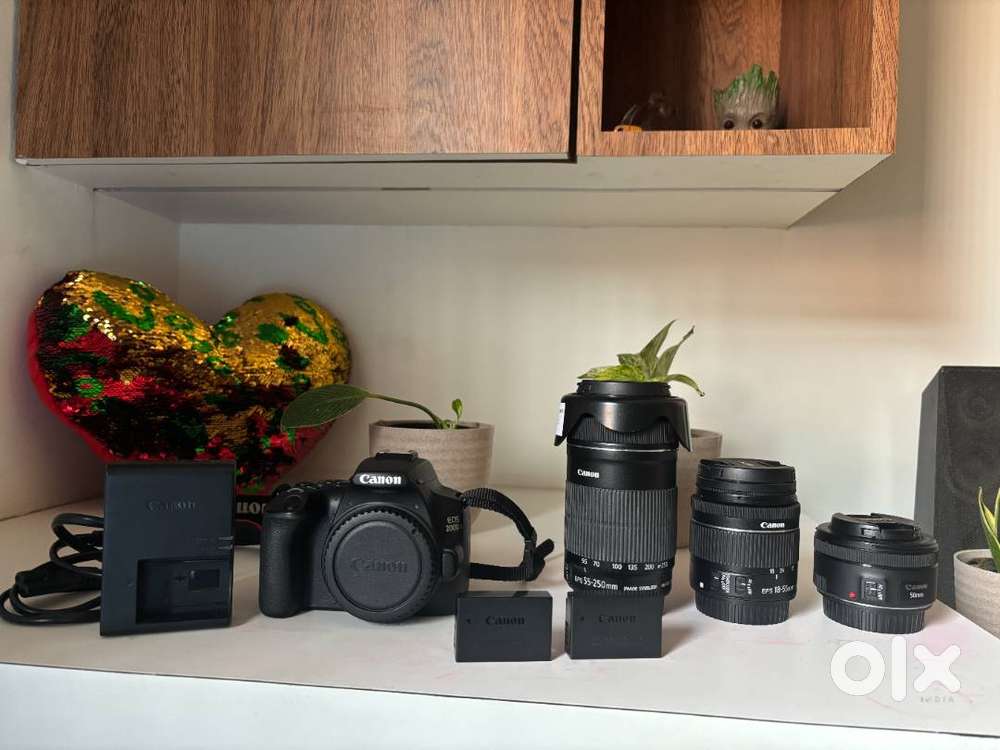 Canon 200d Mark ii with 3 lens