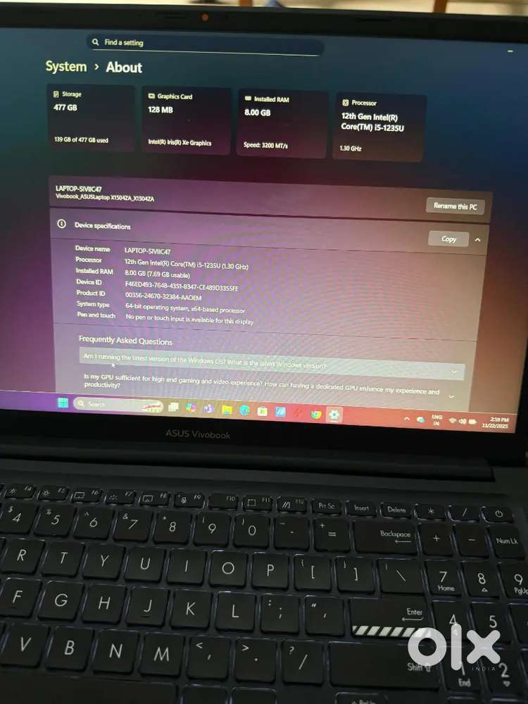 Laptop for sell