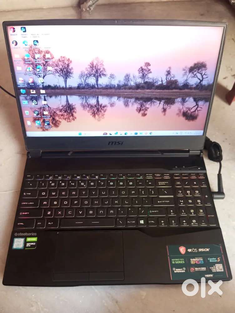 MSI gaming laptop RGB