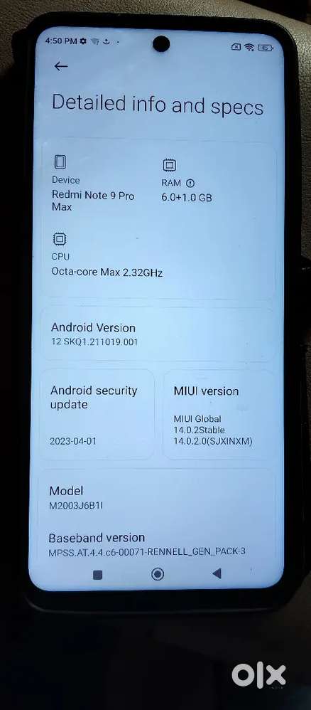 Redmi Note 9 Pro Max (7 GB RAM)