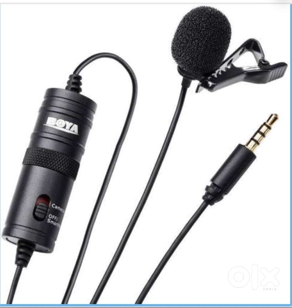 New Mic - Boya byM1 lavalier wired microphone (for camera, mobile, pc)
